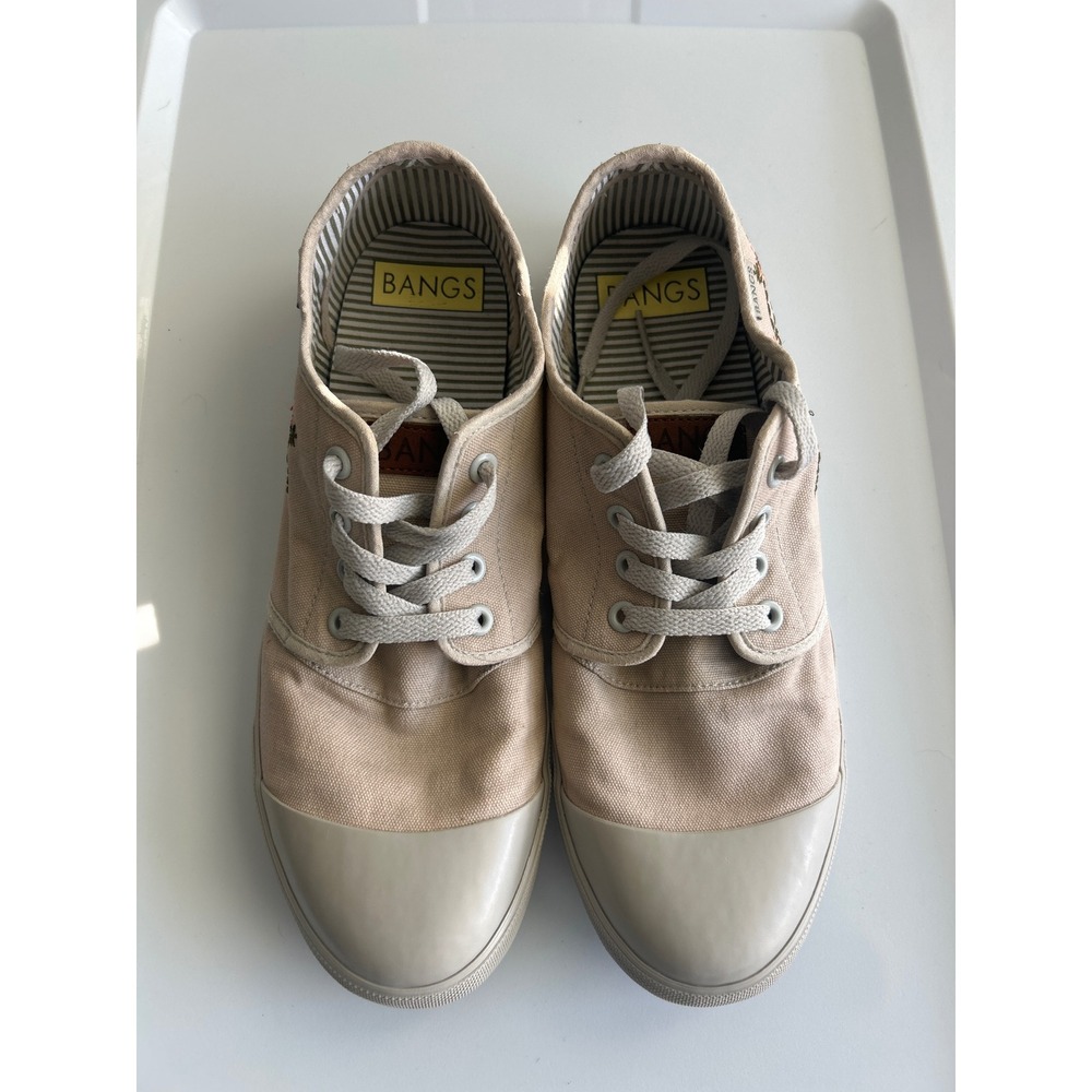 Bangs Pink Low Top Sneakers Floral Womens 10.5 Mens 9